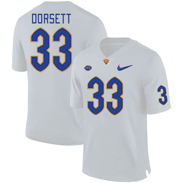 Pitt Panthers #33 Tony Dorsett College Football Jerseys Stitched Sale-White
